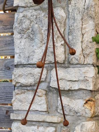 Edelrost Blume Fuchsie, zum Hängen