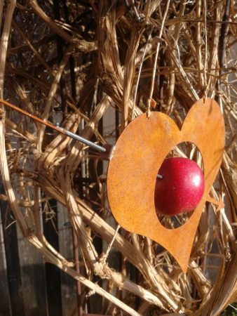 Preview: Edelrost Herz Futterstation Amor