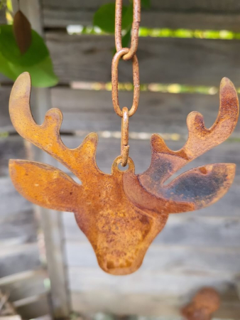 Preview: Edelrost Hänger Frohes Fest , Hirsch