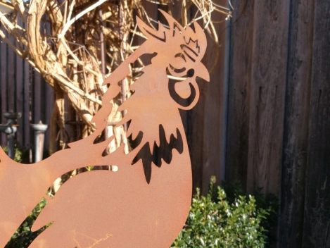 Edelrost Hahn Rudolf