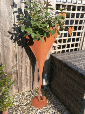 Preview: Edelrost Herz hoch, zum Bepflanzen