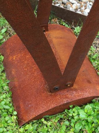 Kaminholzregale aus Metall und Edelrost - Angels Garden Dekoshop