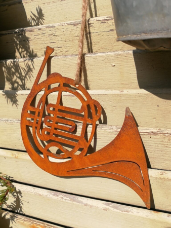 Edelrost Horn zum Hängen