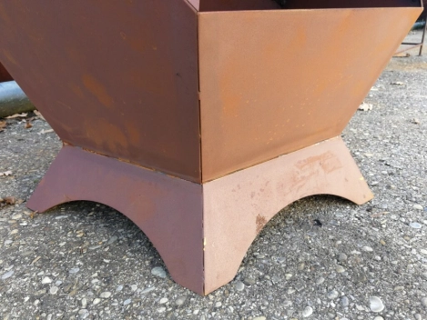 Edelrost Gartenkamin Tobi