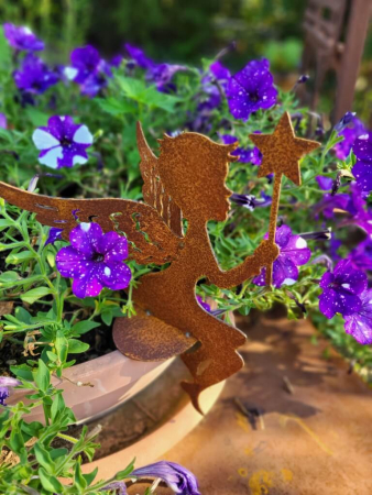 Preview: Edelrost Kantenhocker Engel