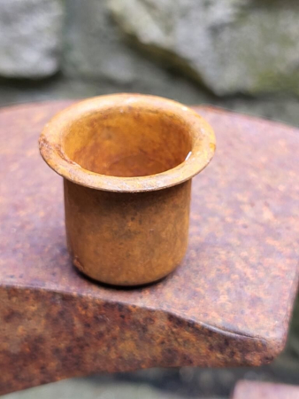 Edelrost Magnet-Kerzenhalter