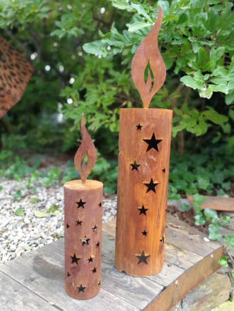 Preview: Edelrost Kerzenpodest