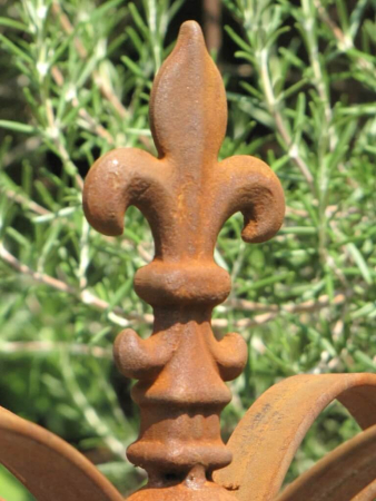 Preview: Dekokrone Mito aus Edelrost, 54 cm