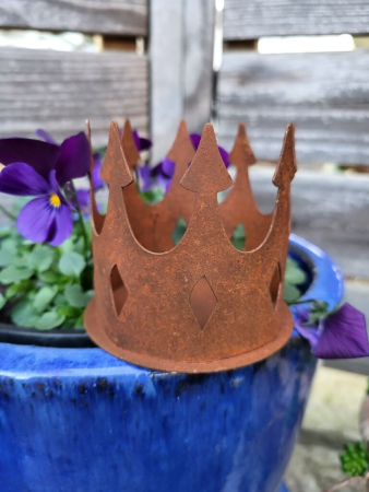 Preview: Edelrost Krone zum Schrauben