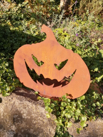 Preview: Edelrost Halloween Kürbis Dracul