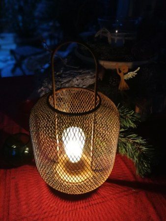 Edelrost LED Laterne Rumea