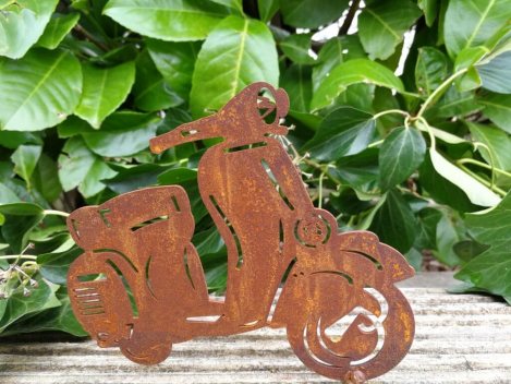 Edelrost Motorroller zum Schrauben