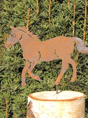 Edelrost Pferd zum Schrauben