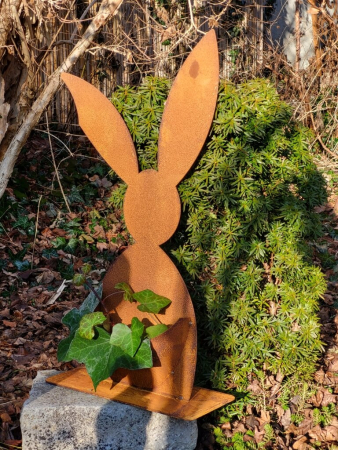 Edelrost Hase Leprotto, zum Bepflanzen