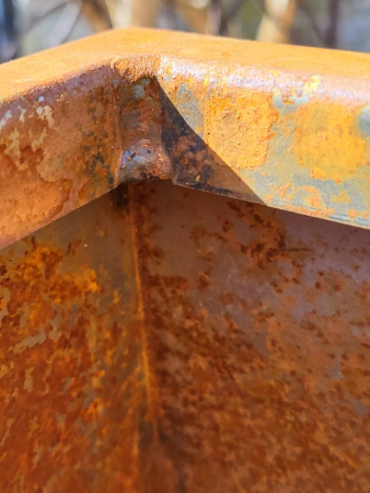 Preview: Edelrost Pflanzkasten Hochbeet, schmal