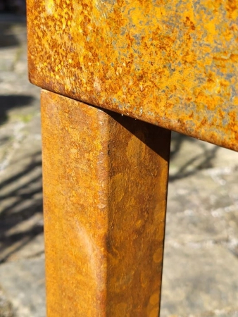 Edelrost Pflanzkasten Hochbeet, schmal