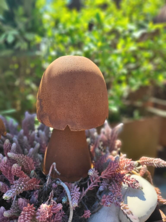 Edelrost 3D Pilz Egon zum Stellen