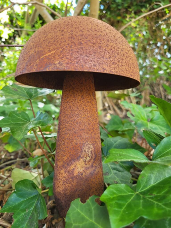 Preview: Edelrost 3D Pilz Mick zum Stecken