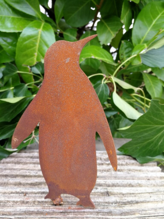 Edelrost Pinguin zum Schrauben