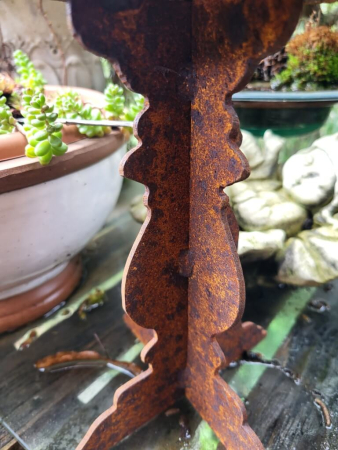 Edelrost Pflanzvase oder Standfackel