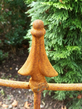 Preview: Edelrost Rankgitter Piano, halbrund