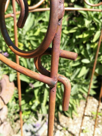 Preview: Edelrost Staudenhalter Sandra, 2-teilig