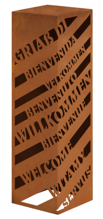 Edelrost Dekosäule Griaß Di