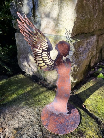 Edelrost Engel Santine, rustikal