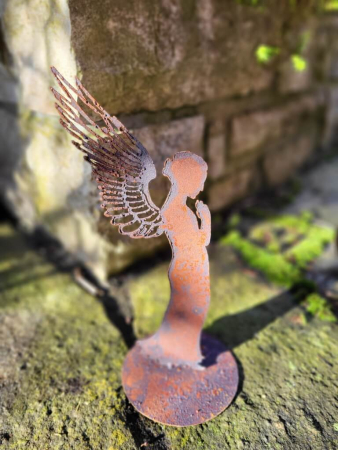 Preview: Edelrost Engel Santine, rustikal