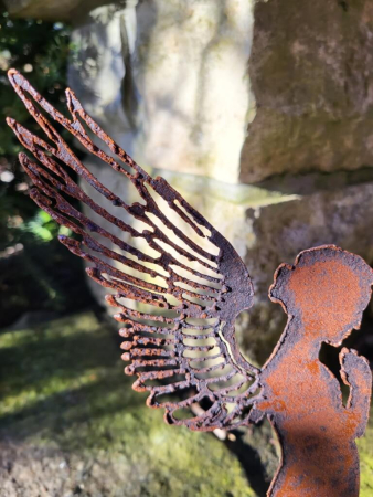 Preview: Edelrost Engel Santine, rustikal