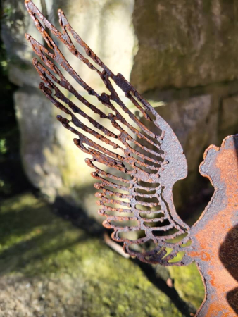 Preview: Edelrost Engel Santine, rustikal