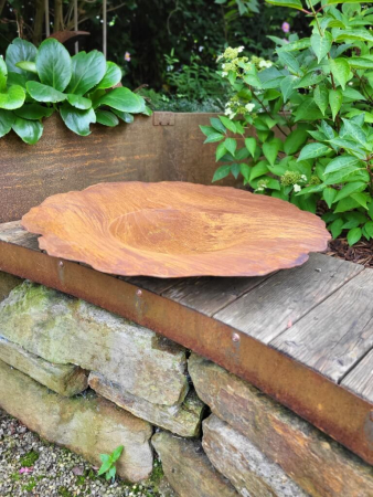 Preview: Edelrost Schale Trentino, flach