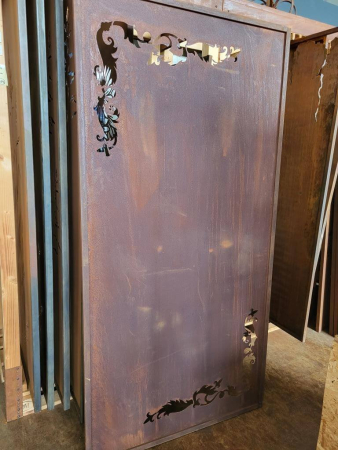 Edelrost Sichtschutzwand Lenka Ranke, nur Selbstabholung