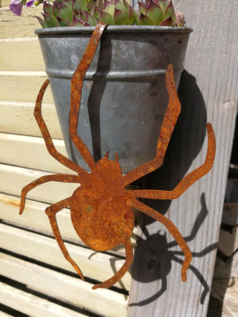 Edelrost Spinne zum Einhängen