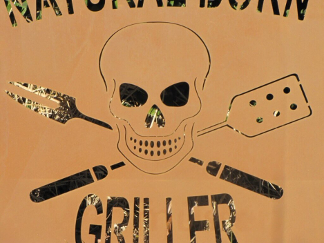Edelrost Schild Natural Born Griller