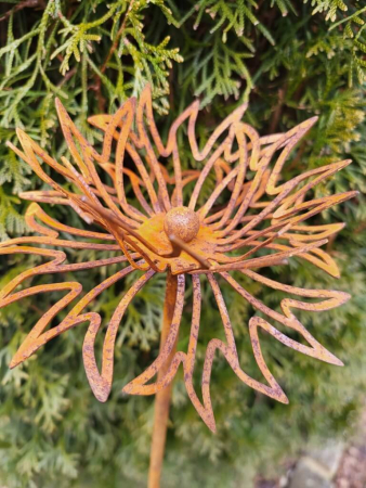 Preview: Edelrost Topfstecker Blüte Hanni