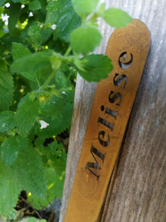 Edelrost Kräuterstecker, Melisse