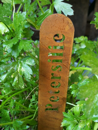 Preview: Edelrost Kräuterstecker, verschiedene Modelle