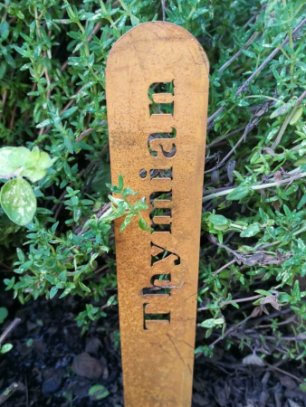 Preview: Edelrost Kräuterstecker, verschiedene Modelle