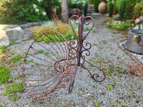 Preview: Edelrost Pflanzkorb Anni zum Stellen