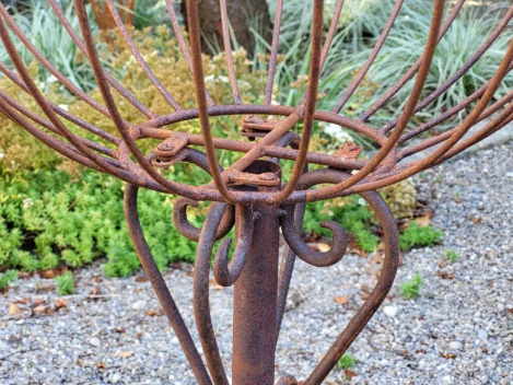 Preview: Edelrost Pflanzkorb Anni zum Stellen