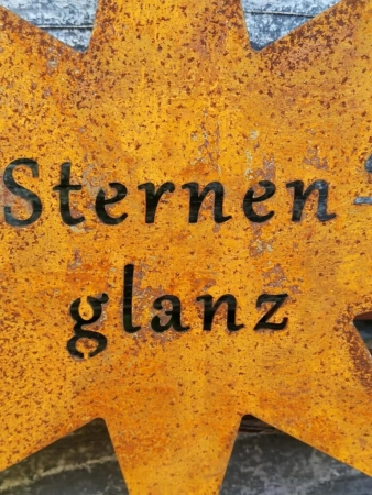 Edelrost Stern Sternenglanz, zum Hängen