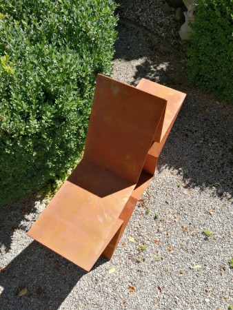 Edelrost Stern offen, zum Stellen