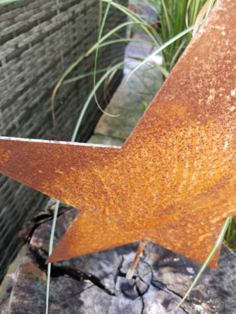 Preview: Edelrost Stern zum Schrauben