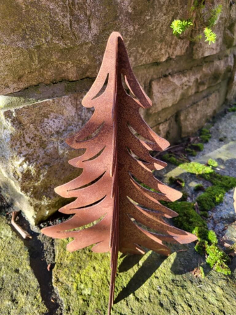 Preview: Edelrost Tanne Markus 3D, zum Stecken