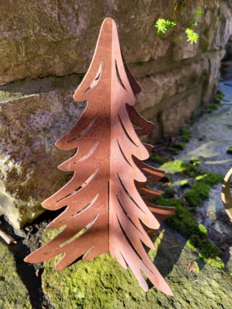 Preview: Edelrost Tanne Markus 3D, zum Stecken