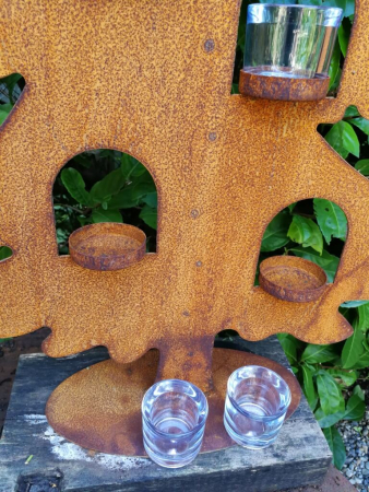 Preview: Edelrost Tanne für Windlichter