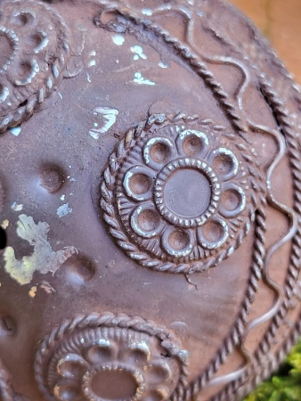 Preview: Edelrost Kugel Orient, mit Silbereffekt