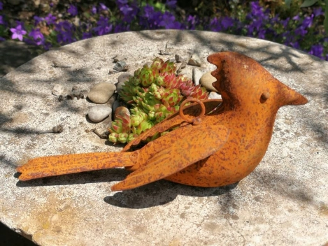 Edelrost Vogel Isbert, zum Hängen