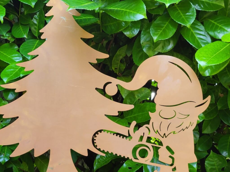 Edelrost Weihnachtswichtel Baumholson